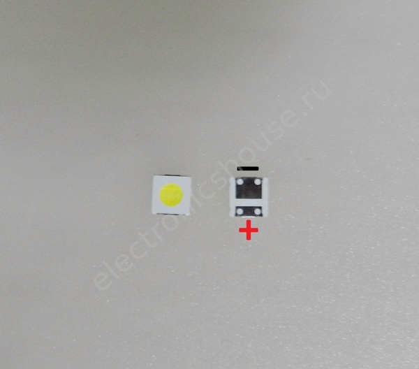 3535 2W 6V TV подсветка SMD LED холодный белый